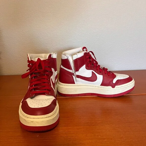 NIKE Air Jordan Elevate High- Sz 8- Red - Picture 6 of 8